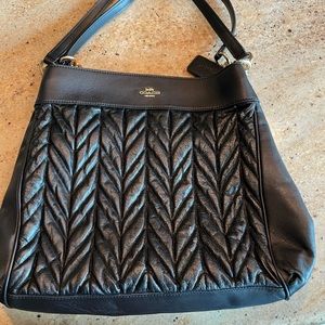 Coach Purse Lexy Shoulder bag with quilting